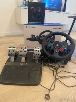 Logitech G29 Driving Force + shifter pre PS3, PS4, PS5, PC - 2
