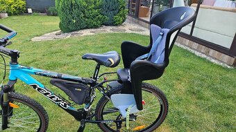 Detská cyklistická sedačka Polisport Šedo-zelená - 2