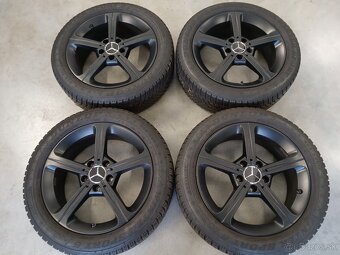 Predam zimne ALU 5x112 R17 6,5J ET44 ORIGINAL MERCEDES - 2