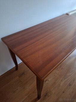 Rozťahovací jedálenský stôl so 4 stoličkami - 2