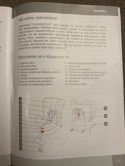 Autosedačka Casualplay s Isofixom 9-25 kg - 2