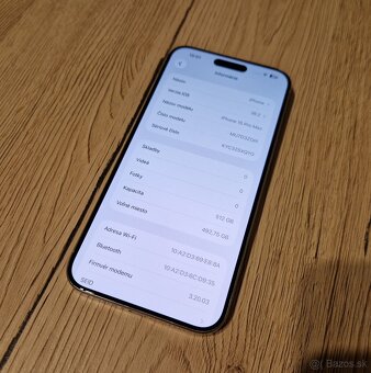 Apple iphone 15 pro max 512gb biely  titán - 2