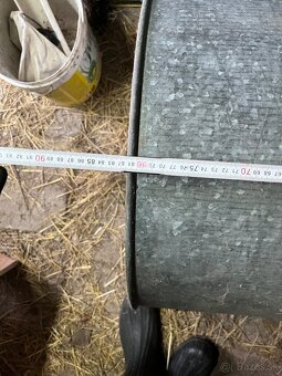 Pozinkovaný sud 225l meva - 2