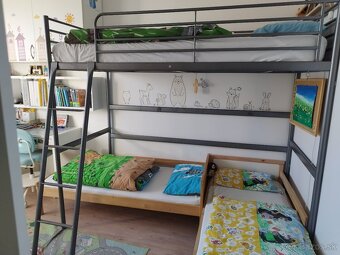 Poschodová posteľ IKEA + 2 detské postele - 2