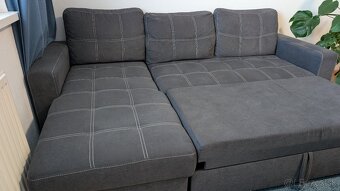 Rozkladací gauč s úložným priestorom, 230x160cm - 2
