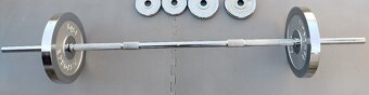 Pochromované železné kotúče/závažia 2 x 15 kg - ČISTO NOVÉ - 2