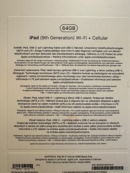 iPad cellular 64gb gen9 - 2