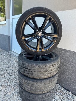 Hliníkové disky Ronal 5x100 R17 + letné 215/40 R17 - 2