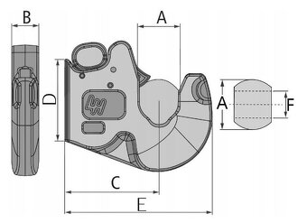 Navarovacie oka na ramena KAT 2 Zetor 5011-7745, 3011-6945 - 2