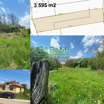 Pozemok v obci Sľažany 3 595 m2 intravilán ID 558-14-MIG - 2