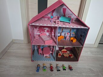 Skladací domček pre bábiky LISA - 2