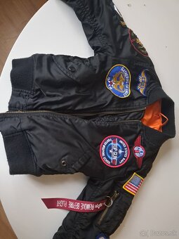 Bomber detská bunda ALPHA MA-1 Patch - 2
