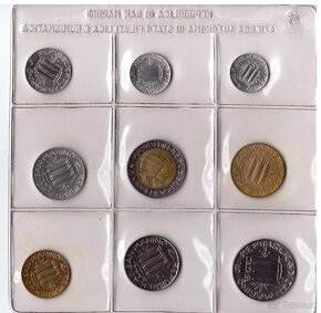 Sada mincí San Maríno 1985 - 2