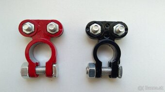 Svorky na káble autobatérie - 2