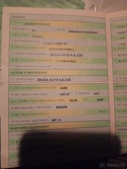 Fabia combi 1.4mpi - 2