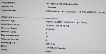 HP Prodesk 400 G5 mini - 2