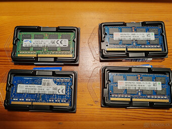 Predám pamäte do notebooku SODIMM DDR4, DDR3, DDR2 - 2