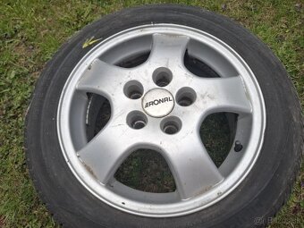 Zliatinové disky a pneumatiky 195/50 R15 - 2
