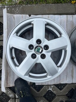 Originálne disky Škoda R15 – rozteč 5x100 - 2