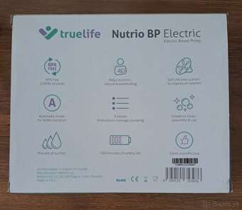 Odsávač mlieka Trulelife Nutrio BP elecrtic - 2