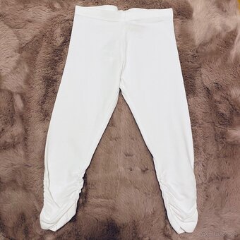 Detské biele 3/4 legíny Lupilu - 2