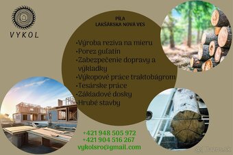 Stavebné rezivo veľkých dĺžok do 12m. Hrubé hranoly - 2