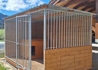 Pozinkovany koterec / voliera pre psa so zateplenou budou - 2