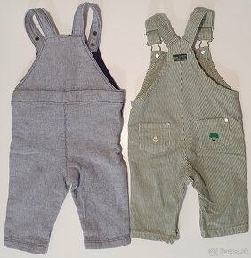 2x Nohavice na traky č.68 a 74 nové - 2