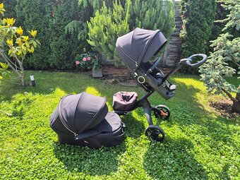 kočík STOKKE XPLORY black (podvozok/vanička/športová časť) - 2