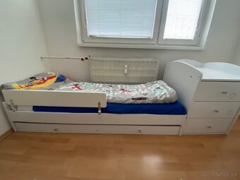 Detská postieľka s prebalovacím pultom - 2