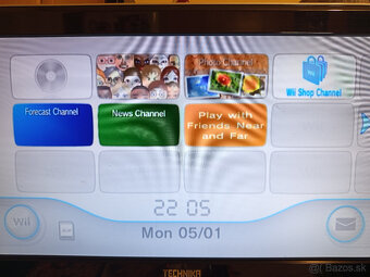 Nintendo Wii - konzola + 1 ovládač + 5 hier - 2