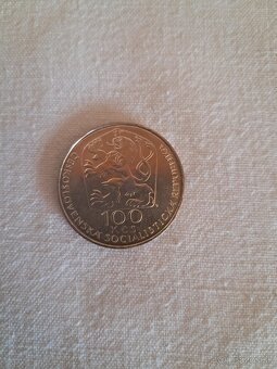 Pamätná strieborná 100 Kčs minca - 2