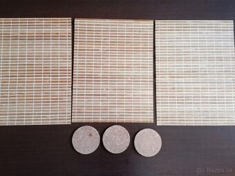 Bambusové podložky pod tanier - 2