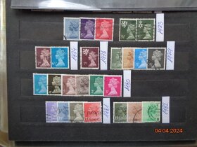 Poštové známky - ANGLICKO - 6 FOTO - 2