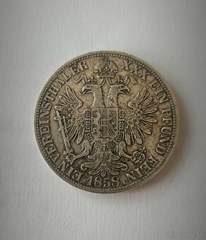 Spolkový Toliar 1858 B František Jozef I. - 2