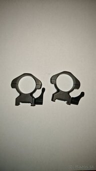 Montážne krúžka oceľové Ø30mm, picatinny rail - 2