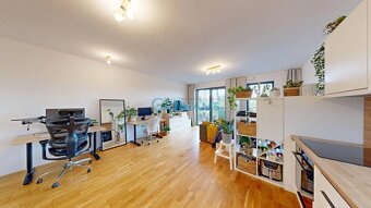 3D, prenájom 1-izb. bytu s lódžiou a garáž. státím, novostav - 2