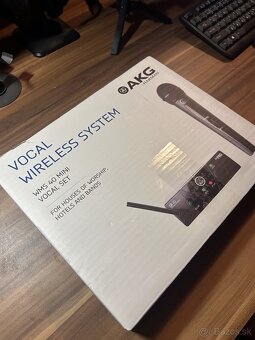 Predám bezdrôtový mikrofón AKG WMS40 Mini - 2