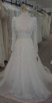 Svadobné šaty značky PRONOVIAS veľkosť S - 2
