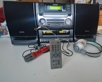 Prenosné rádio veža AIWA 230v 12v Autoberia aj Baterky - 2