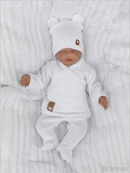 Oblečenie (aj) na krst - detský overál, svetrík, polodupačky - 2