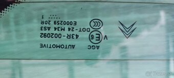 OKNO ZADNÁ ČASŤ CITROEN C5 II X7 III KOMBI 08-17 - 2