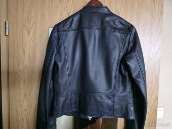 Kožena bunda modrá - 2