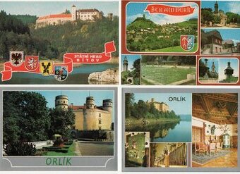 Pohľadnice Slovensko,Česká republika a Morava - 2