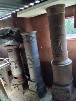 Starožitné liatinové kachle - 2