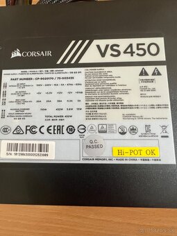 Zdroj Corsair VS450 450W - 2