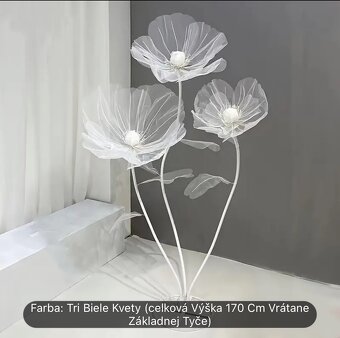 Gigantické kvety na svadbu - 2