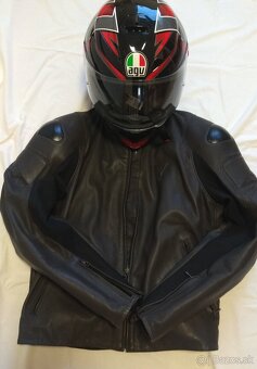 Predám prilbu AGV, bundu na motorku a topánky zn. Deinese - 2