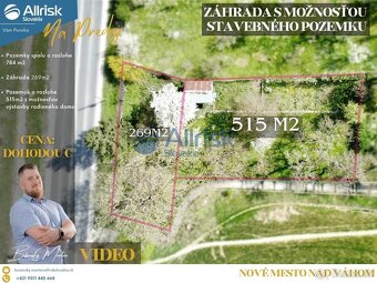 Záhradu s možnosťou výstavby - 2