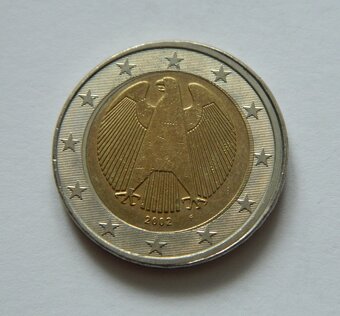 Predám 2 euro 2002 F Nemecko - chyborazba - 2